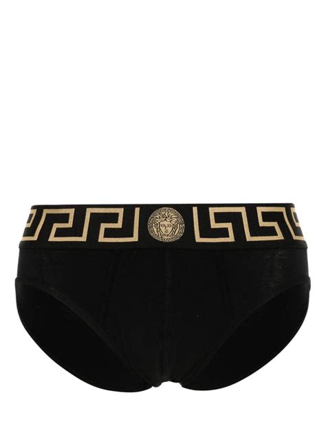 Versace Greca Border Briefs 